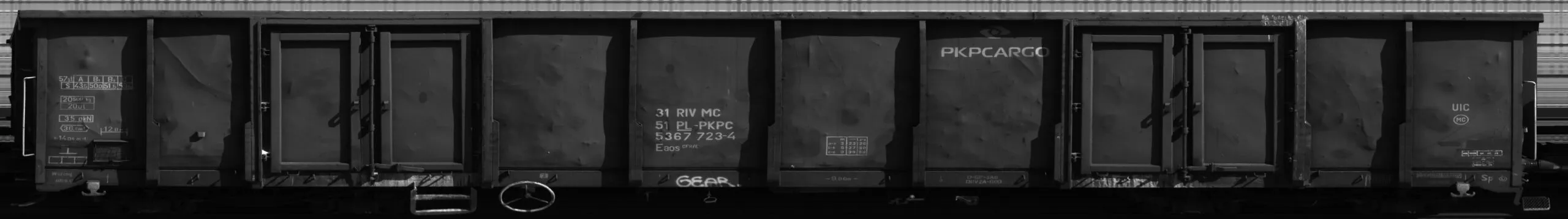 railway logistics wagon code recognition